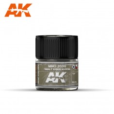 Real Colours Aircraft Acrylic Lacquer Paint - MNO 2036 Smalt Khaki Avion (10ml)