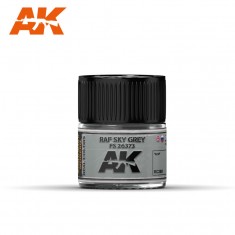Real Colours Aircraft Acrylic Lacquer Paint - RAF SKY GREY / DKH L40/52 GRAU / FS 26373 (10ml)