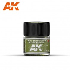 Real Colours Aircraft Acrylic Lacquer Paint - IJN M3 (M) MITSUBISHI Interior Green (10ml)