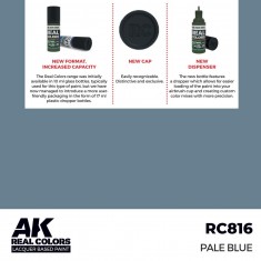Real Colours Lacquer Based Paint - Standard #Pale Blue (17ml)