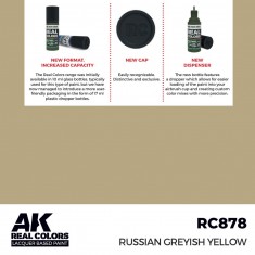 Real Colours Lacquer Based Paint - Military #Russian Greyish Yellow (17ml)