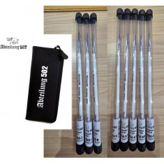 Deluxe Marta Kolinsky Kit (8 brushes with case) for Figure Painters