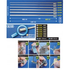 [Diameter: 3.0mm] Round Diamond File (sanding & polishing stick/bar) #400