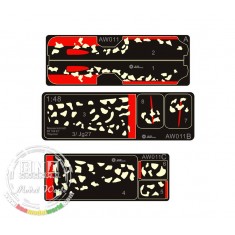 1/48 Spraying Stencils Messerschmitt Bf 109 E-7 Tropical Camo Set.2