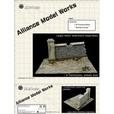 1/35 Small Resin Diorama Base "Some Cover"