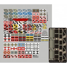 1/35 German Staff Car Pennants