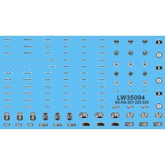 1/35 Vehicle Dials and Placards for SdKfz.221-222 & 223