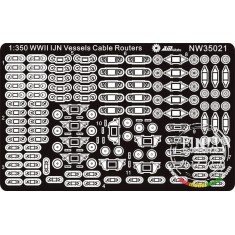 1/350 WWII IJN Warship Cable Routers
