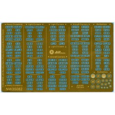1/350 WWII IJN Warship Name Plates (Connectionless Photoetch)