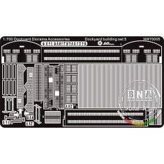 1/700 Dockyard Diorama Accessories - Dockyard building set 5