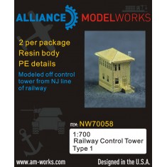 1/700 Railway Control Tower Type1 (2pcs)