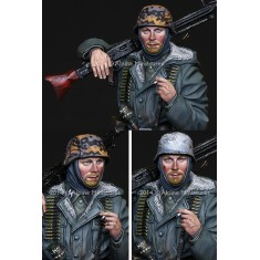 1/16 WSS MG42 Gunner (1 Figure w/2 Different Heads)