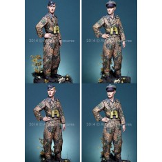 1/16 German WSS Tank Crew (1 figure w/2 different heads)