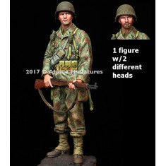 1/16 US Armoured Infantry 2AD Normandy 1944 (1 figure w/2 different heads)