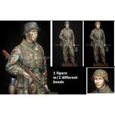 1/16 Ammo Carrier 12 SS Panzer Division "HJ" (1 figure w/2 different heads)