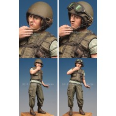 1/35 US Tanker Vietnam War #1 (1 Figure with 2 Different Heads)