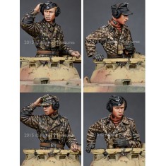 1/35 WSS Panzer Commander Set (2 figures, each w/2 different heads)