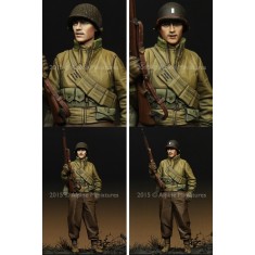 1/35 WWII US Infantry (1 figure w/2 different heads)