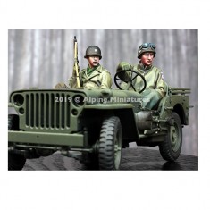 1/35 WWII US Jeep Crew Set (2 figures) 