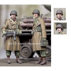 1/35 WWII US MG Team Winter (2 figures)
