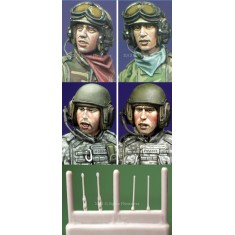 1/35 Modern US Tanker Heads (4pcs)