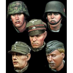 1/35 WSS Figure Heads Set #3 (5pcs)