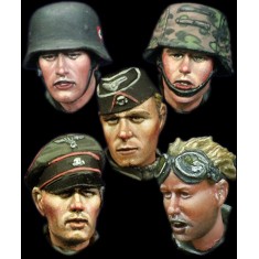 1/35 WSS Figure Heads Set #4 (5pcs)