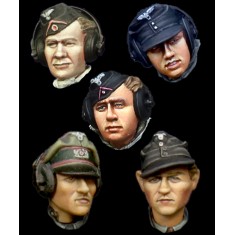 1/35 German Panzer Crew Head Set Vol.1