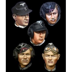 1/35 German Panzer Crew Head Set Vol.2