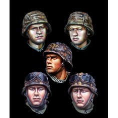 1/35 WSS Infantry Heads Set (5pcs)