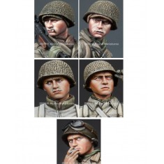 1/35 US Infantry Head Set #3 (5pcs)