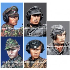 1/35 WSS Pz Crew Head Set #4 (5pcs)
