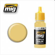 Acrylic Paint - Ral 8020 Gelbbraun DAK Camouflage Base Colour (17ml)