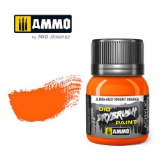 DIO Drybrush Acrylic Paint - Bright Orange (40mL jar)