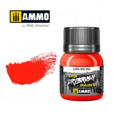 DIO Drybrush Acrylic Paint - Red (40mL jar)