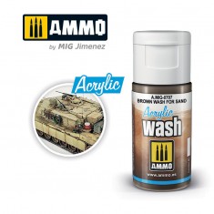 Acrylic Wash - Brown Wash for Sand (15ml)