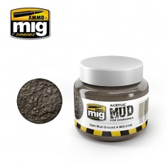 Acrylic Mud for Diorama - Dark Mud Ground (250ml)