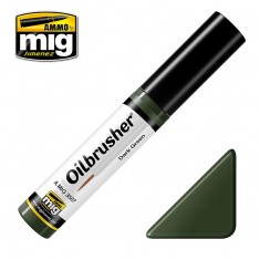 Oilbrusher - Dark Green (Oil paint with fine brush applicator)