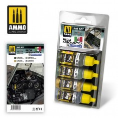 Acrylic Paint Set - Regia Aeronautica Cockpits (4x 17ml)