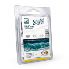 Matt SHADER Acrylic Set - Ocean Tones (3 jars, 10mL each)