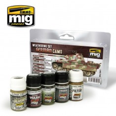 German Camouflage Weathering Set (4x 35ml, 1x 30ml)