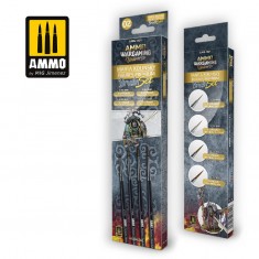 Ammo Wargaming Universe - Marta Kolinsky Figures Premium Brush Set (4pcs)