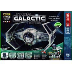 Solution Box - How To Paint Imperial Galactic Fighters Colours and Weathering System w/Guide Book