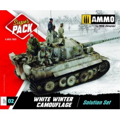 [Super Pack] Weathering Solution Set - White Winter Camouflage (1x10ml, 2x17ml, 7x35ml)