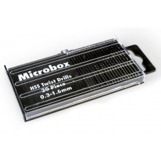 HSS Micro Twist Drill Bits (20 different size: 0.3 - 1.6 mm)