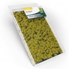 Layerd Tuft - Dry Winter Light Ochre 2mm and 6mm Fiber Tufts (170x110mm)