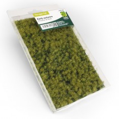 Two-Layer Tuft  - Early Autumm Dull Green 2mm and 6mm Grass Tufts (170x110mm)