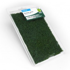Weed Tuft - Summer Green Fiber Tufts with Small Leaves (170x110mm)