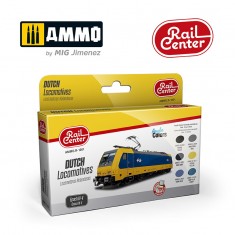 Rail Center Acrylic Colours Set - Dutch Locomotives Epoch IV-V (6x 15ml)