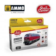 Rail Center Acrylic Colours Set - German DB Locomotives Epoch V (6x 15ml)